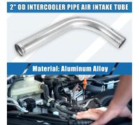 Tuyau de coude en forme de L à 90 degrés universel pour intercooler 2" (51mm OD) 500mm