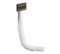 Tuyau de Débordement d'Évier - Conduit Flexible D'Interface Carrée Pour Évacuation | Tuyau Souple Extensible Anti-Fuites pour Évier de Cuisine Maison Intérieure