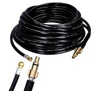 Tuyau de débouchage de canalisation 15 m QC, 155 bar, 60 °C | Compatible avec nettoyeurs haute pression Lavor, Parkside