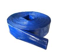 Tuyau de décharge à plat, tuyau de lavage à contre-courant de piscine, tuyau de vidange renforcé en PVC, tuyaux de pompe de décharge d'eau à plat pour piscine 50m 1-inch