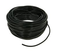 Tuyau de dépression/d'huile CR noir, rouleau de 50m - 2,5x5mm