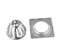 Tuyau de descente robuste en acier inoxydable pour la prévention des feuilles et des débris avec grille facile à installer pour garantir un drainage du toit sans obstruction pour les maisons (rond 7,6