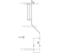 Tuyau hydraulique, direction TRISCAN 8516 16013