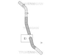 Tuyau hydraulique, direction TRISCAN 8516 29014