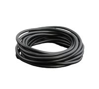 Tuyau de Distribution d'eau en Latex Naturel, Tube en Caoutchouc léger, diamètre extérieur: 4,2mm, 4,5mm, 3,2mm(Black,5METERS*4MM*6MM)