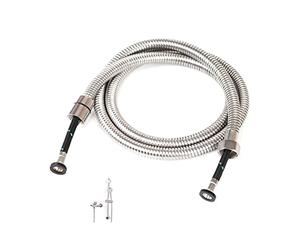 Tuyau de douche 1,5 m - Douchette multifonction avec support de pommeau de douche et tuyau