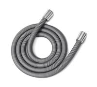 Tuyau de douche à main anti-enroulement 1,5/2 m, tube flexible GI/2 haute pression, interface universelle, en nylon.(Grey,1.5M)