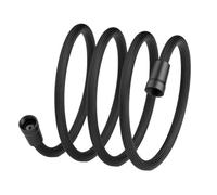 Tuyau de douche, conception anti-kink, 120 cm, buse de fixation tressée, tuyau de douche à main, réglable et facile à installer, pour la salle de bain