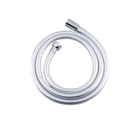 Tuyau de douche de 1,5/2/3 mètres, conduite d'alimentation en eau de salle de bain, accessoires de tuyau de buse de salle de bain(Silver White 1.5m)