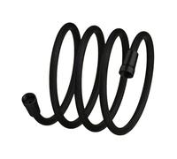 Tuyau de douche en nylon avec fixation flexible facile à installer - 1,5 m de long - Pour pommeau de douche et toilettes - Pulvérisateur de bidet