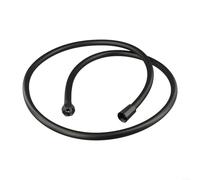 Tuyau de douche en PVC de qualité supérieure - 1 x 5 m - Compatibilité parfaite avec les douches à main - Utilisation flexible - Noir