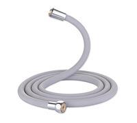 Tuyau de douche en silicone 1,5/2/3 m - Tuyau de douche haute pression, flexible et anti-vent, anti-explosion, avec joint universel anti-fuite G1/2, convient pour robinet de salle de bain et tête de