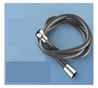 Tuyau de douche en silicone amélioré de 1,5/2 m - Tuyau haute pression résistant aux explosions avec coupe universelle G1/2, anti-vent flexible - Accessoires de salle de bain (blanc, 200 cm)