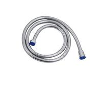 Tuyau de douche épais de 1,5 mètre/2 mètres en acier inoxydable, tuyau d'eau souple universel, tuyau de douche antidéflagrant, accessoires de salle de bain(Sliver 2m)