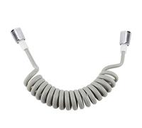 Tuyau de Douche Extensible Télescopique en ABS, Tube à Ressort Flexible en Spirale de Salle de Bain, Tuyau de Douche Flexible à Ressort pour Plomberie d'eau, Robinet de