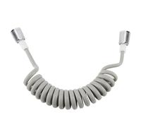 Tuyau de Douche Flexible à Ressort, Tuyau de Douche Télescopique Flexible en ABS pour Plomberie d'eau, Toilettes, Bidet, Pistolet Pulvérisateur, Salle de Bain, Tuyau de Douche