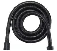 Tuyau de douche flexible en acier inoxydable 304 de 1,5 m pour chauffe-eau de salle de bain - Ajustement universel - Noir H - Connecteur de robinet