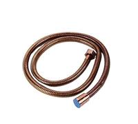 Tuyau de douche Flexible en acier inoxydable, or Rose, Long tuyau d'eau de douche de salle de bains, Extension de tuyau de plomberie, Tube de traction(150cm)