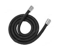 Tuyau de douche flexible en nylon haute pression, 1,5/2 m, GI/2, universel, accessoires de salle de bain(Black,1.5M)