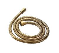 Tuyau de douche flexible inox G1/2 universel, rallonge 1,5/2/3m | Conduite de plomberie salle de bain, tuyau de raccordement pommeau douche(Golden,2M)