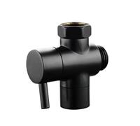 Tuyau de douche intérieur de 22 mm, extérieur de 24 mm, vanne de dérivation d'eau, robinet, séparateur d'eau, valve de changement de vitesse, une entrée, deux sorties, M4YD (Chrome)