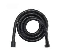 Tuyau de douche noir, Extension d'eau de jardin, tuyau Flexible de 1.5/2M, accessoires nouveaux tuyaux SUS304, tuyaux extensibles for salle de bains, 1 pièce(Black,1.5m)