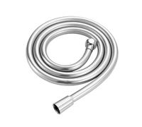 Tuyau de douche, raccord salle bains, Tube bain souple en PVC, tuyau d'eau 1.5 mètres, accessoires Pour Salle De Bain(Silver)