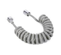 Tuyau de douche souple et flexible à ressort long de 2 m, 3 m, 5 m, for toilettes, bidet, pulvérisateur Shattaff, tuyaux de ligne téléphonique, accessoires de salle de bain(2pcs,2M)