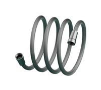 Tuyau de douche tressé en nylon, 4 points, universel, tête d'eau chaude et froide, connexion antidéflagrante(Gray 1.5m)