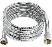 Tuyau de douche, tuyau, tube en acier inoxydable, joint tête, matériel salle bain, pompe à eau cuisine, cuisinière(Silver 3m)