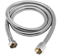 Tuyau de douche, tuyau, tube en acier inoxydable, joint tête, matériel salle bain, pompe à eau cuisine, cuisinière(Silver 2m)