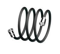 Tuyau de douche universel en nylon haute pression, flexible et lisse, 1,5/2 m, anti-enroulement, GI/2(Dark Grey 2M)