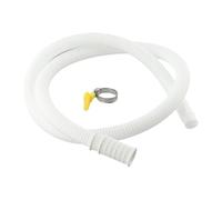 Tuyau de drainage blanc de 1,5 mètre, tuyau d'arrivée d'eau, tuyau de drainage allongé, adapté à la climatisation, à la machine à laver, aux accessoires de robinet de cuisine