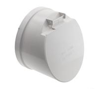 Tuyau de drainage en PVC avec valve de fermeture automatique conçu pour empêcher le refoulement et l'entrée d'insectes dans diverses utilisations résidentielles et commerciales (160 mm)
