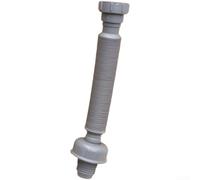 Tuyau de drainage en PVC blanc avec bouchon poussoir fonctionnel et blocage efficace des odeurs pour les installations d'évier (gris)