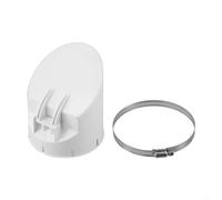 Tuyau de drainage en PVC - Bouchon de valve à fermeture automatique - Anti-preuve - 50-160 mm - Blanc - Pour jardin, balcon (110)
