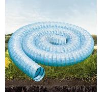 Tuyau De Drainage Flexible Et Perméable,système De Drainage À Tuyau Aveugle,Absorption Et Filtration De L'eau,Pour Les Applications De Drainage Routier/d'ingénierie(90ft/27.4m)