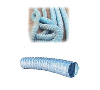 Tuyau de drainage flexible perforé 2, 3, 4, 6 pouces, tube perméable renforcé de fil d'acier non tissé, compression élevée, installation sans soudure(10cm/4.1in,L 75m(246.1ft))
