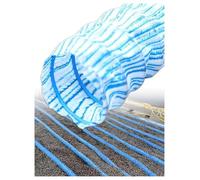 Tuyau de drainage flexible pour systèmes de drainage français - Tuyau souple perforé pour les terrains de sport et la construction - 18 m de long - 8 cm de diamètre - Idéal pour une gestion efficace