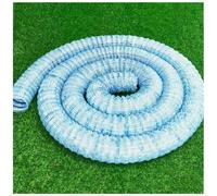 Tuyau de drainage français flexible, tuyau de drainage ondulé perforé avec tissu filtrant non tissé et fil d'acier, drainage souterrain for murs de soutènement, cour(L 1m(3.3ft),8in)