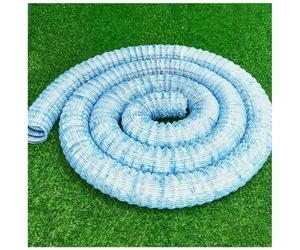 Tuyau de drainage français flexible, tuyau de drainage ondulé perforé avec tissu filtrant non tissé et fil d'acier, drainage souterrain for murs de soutènement, cour(L 10m(32.8ft),10in)