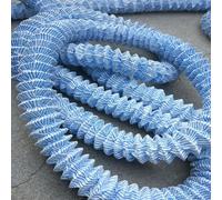 Tuyau de drainage français for jardin, pelouse, paysage, tuyau de drainage perforé en tissu, connexion facile, tuyau de drainage for jardin, pelouse, terrain, 15 cm (L) (3,3 pi/1 m)(300.cm)