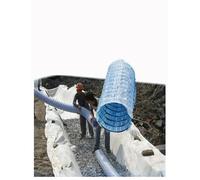 Tuyau de Drainage français, perforé 2 po/3 po - Solution de Drainage Flexible for Cour et aménagement paysager, idéale for Les sous-sols, Les descentes pluviales et Les Zones humides.(50mm/2in,200cm)
