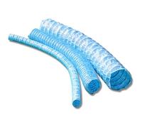 Tuyau de drainage français perforé 5,1 x 10,2 cm - Solution de drainage non tissée flexible pour extérieur, cour, pelouse, terrasse et paysage - Diamètre : 10 cm - Longueur : 21 m