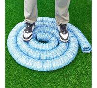 Tuyau de drainage français perforé, extra long et doux avec fil d'acier pour l'aménagement paysager, 0,9 m, 3, 5, 12, 25, 50, 30, 45,6 m, kit de drainage perforé