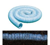 Tuyau de drainage ondulé de 15 cm, tuyau de drainage perforé flexible, systèmes de drainage français à infiltration douce, pour aménagement paysager, jardin et drainage souterrain(70ft(21.3m))