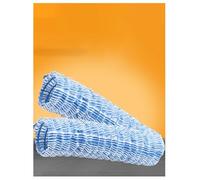 Tuyau de drainage ondulé de 6 po de large, 6 pi, tuyau de drainage français à infiltration souple en PVC avec fil d'acier, tuyau de drainage tubulaire extensible commercial(74ft(22.6m))