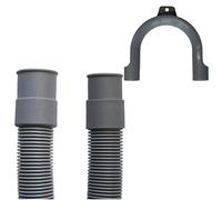 Tuyau de drainage pour machine à laver et lave-vaisselle 3,50 m gris
