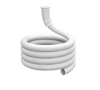 Tuyau de drainage universel for climatisation, déshumidificateur, allongement de 15 à 20 mm, tuyau de drainage ondulé découpable (blanc)(Thickened-10m)