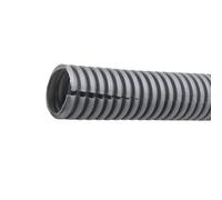 Tuyau de filetage tuyau métallique, ondulé en plastique, manchon protection, isolé PP 5 mètres, flexibilité 11.6mm à 34.5mm(Gray,AD 21.2 x ID 17mm)
